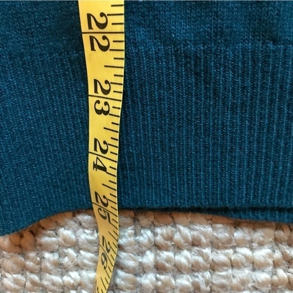 𝅺puritan vintage men’s L 100% lambswool sweater. Dark green/ forest green. - Picture 6 of 7